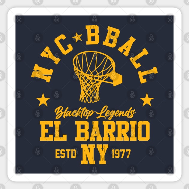 EL BARRIO BBALL Sticker by LILNAYSHUNZ